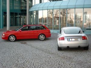 2003г.   Audi TT Quattro и Audi RS2