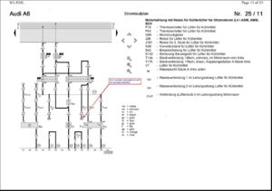 схема включения вентилятора на С5 2,4