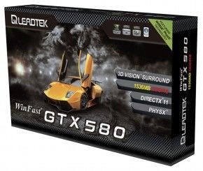 LeadTek GeForce GTX580 1 5GB DVI+DVI+miniHDMI 32864 53751