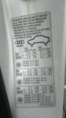 давление в шинах audi a6 c7 давление в шинах audi a6 c7