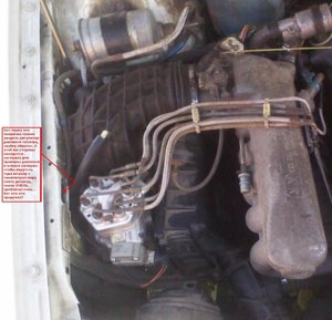 Вид на мой двигатель AUDI100 1987 2.3NF.jpg