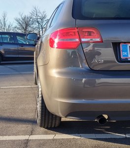 Audi A3 Sportback NIU Ingolstadt Matt Anthracite Polished 7.5 x 17 ET45 Rear.jpg