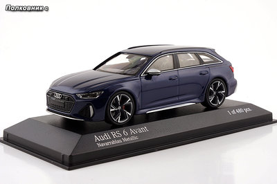 9-2019 Audi RS6 C8 Avant Typ (4K) Navarrablau Metallic (Minichamps).jpg