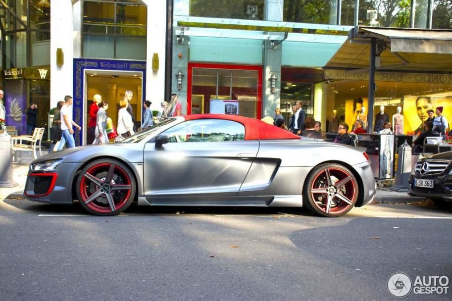 Audi r8 карбоновый диффузор