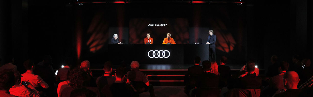 Audi Cup 2017 Hologram press conference