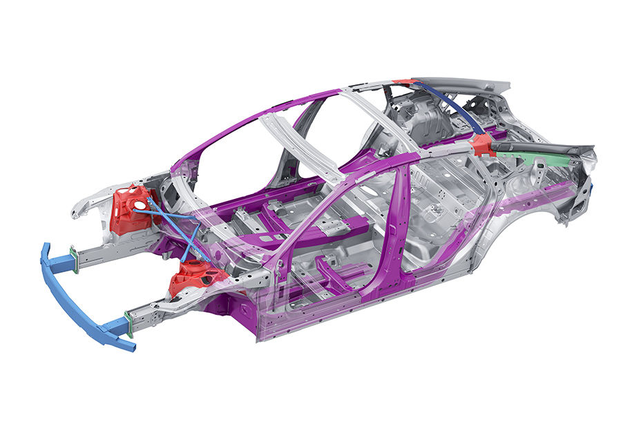Силовая структура кузова Audi a6