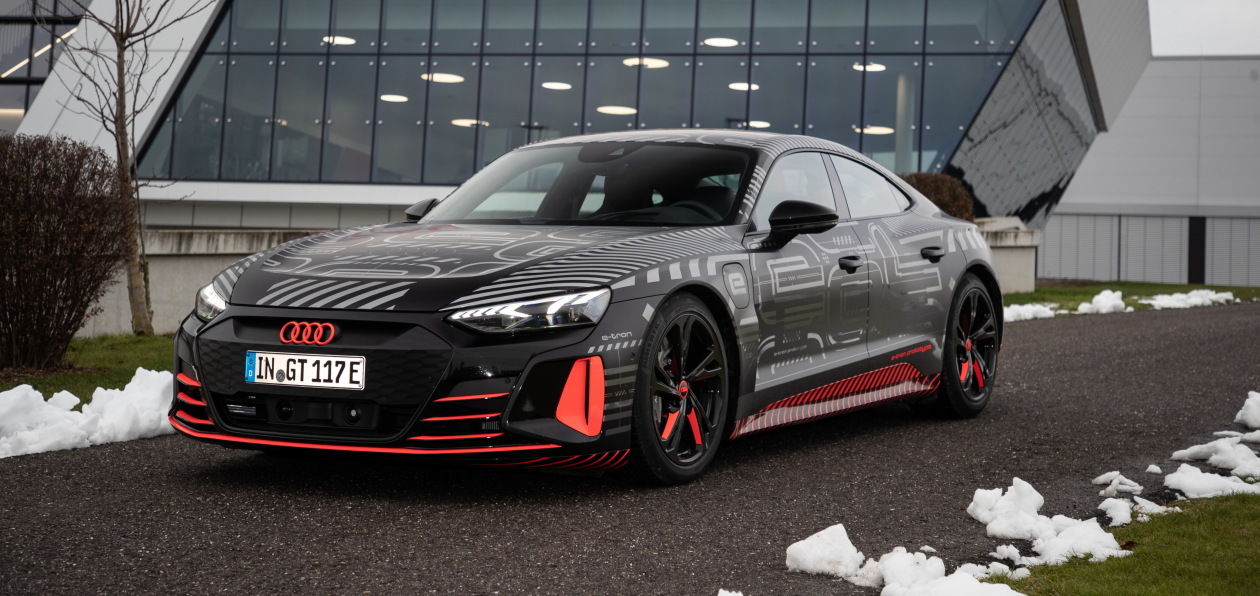 The Audi e-tron GT is manufactured at the Böllinger Höfe site in Neckarsulm.