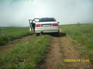 Мая тачка высоко в горах