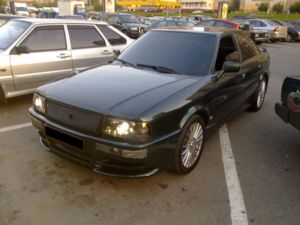 Фары и туманки покрасил в черный цвет!!! Ну как?