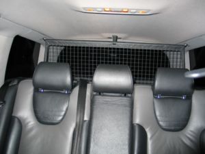 Recaro задний ряд и разделительная сетка
