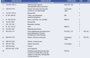 Противоугонная система