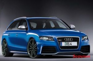 201202010808 audi rs4 avant rendering side front view