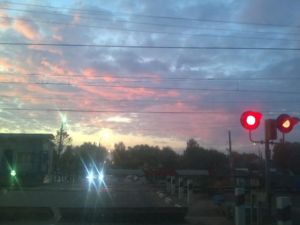 Рассвет на переезде