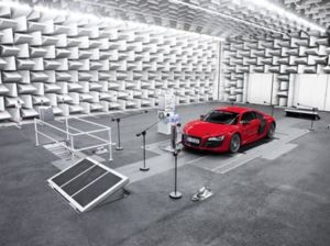 audi r8 e tron on