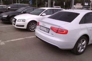 Белые цвета на Audi