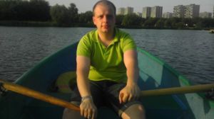 На лодке