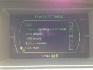 DIAG SETTINGS 1