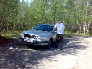 на роднике
