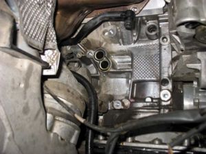 V8 4,2 BFM маслоохадитель снят