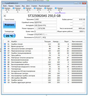 ST 250Gb 5QF07F4V