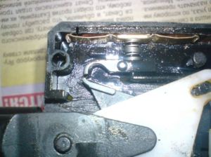 Сломанный рычажек переключения габаритов!