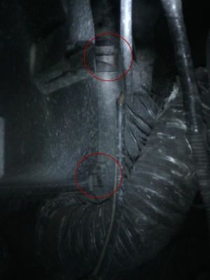 Нижние крепления воздухана