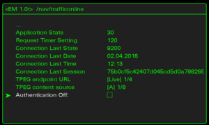 Authentification OFF