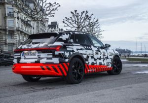 The Audi e-tron prototype in Geneva