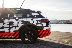 The Audi e-tron prototype in Geneva