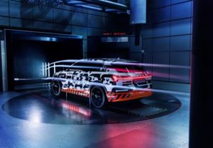 Streamline: Audi e-tron prototype  with decisive aerodynamics